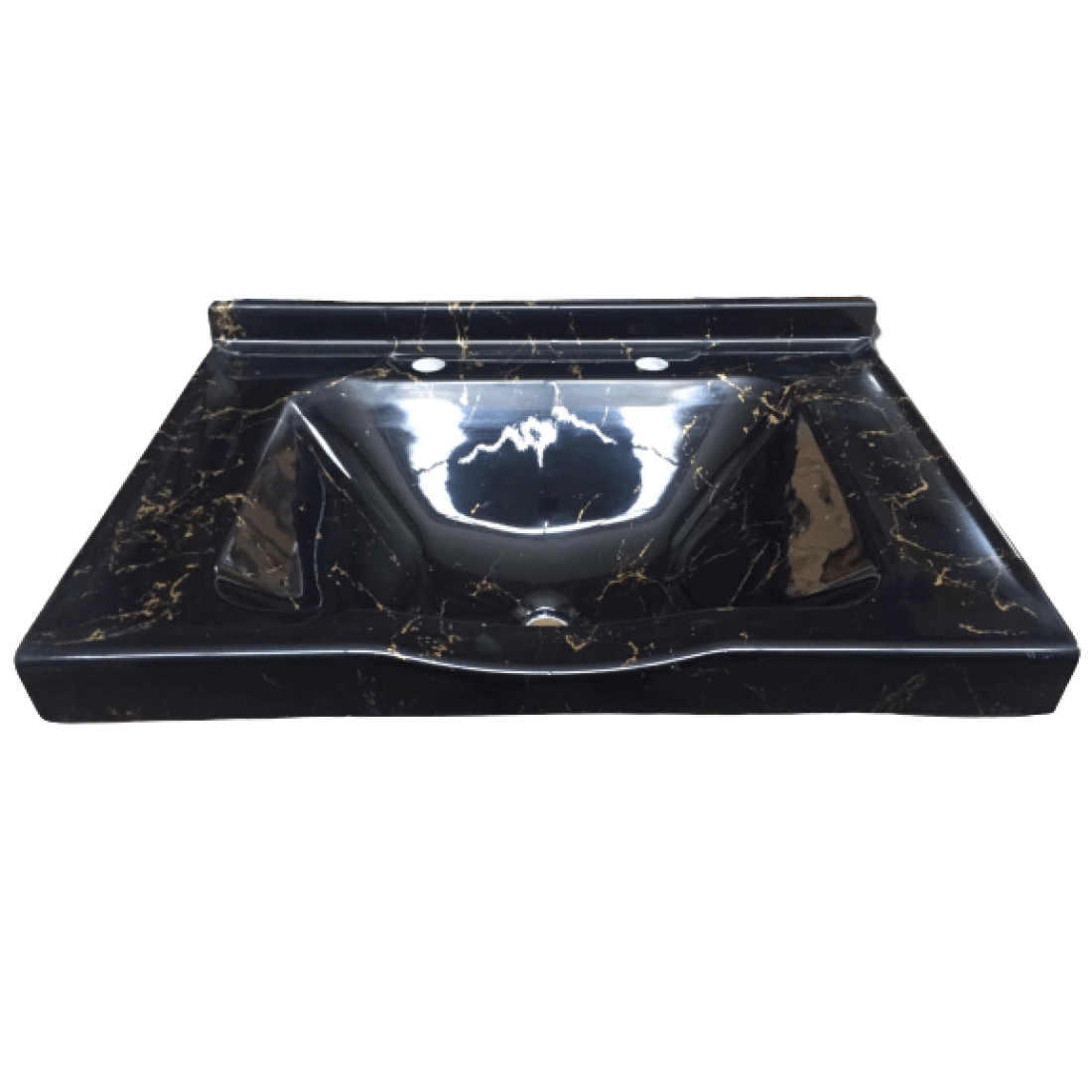 Akrilik Kuaför Lavabosu Siyah 73x52 cm - Modern ve Dayanıklı Lavabo